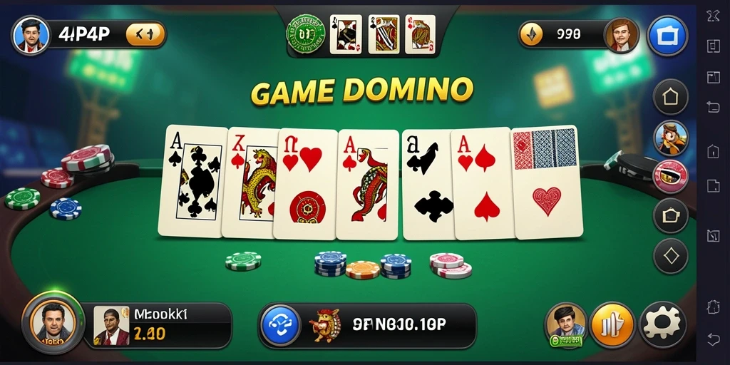 Gameplay seru dan interaktif di 4P4P.