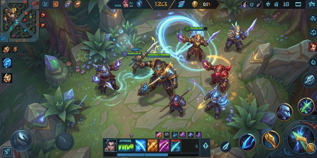 Screenshot gameplay APINAGA dengan aksi seru dan karakter unik.