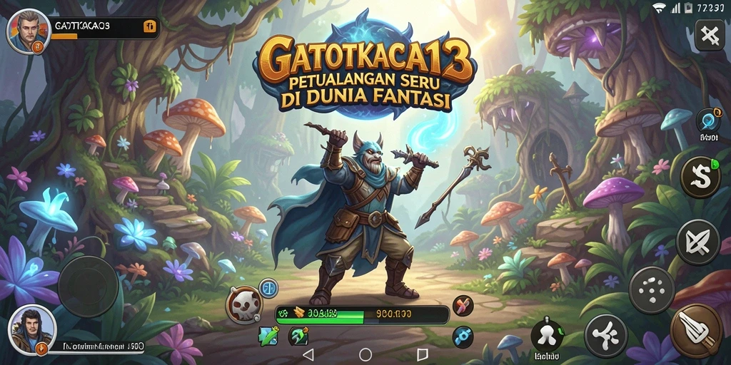 Tampilan gameplay GATOTKACA123 yang mendebarkan dan penuh aksi.