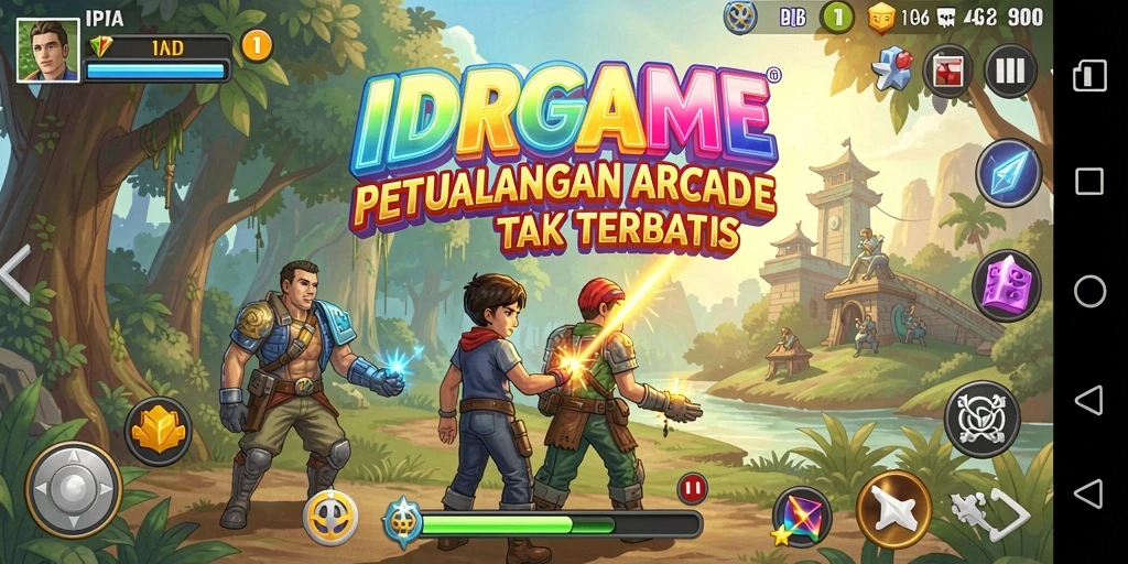 Tampilan gameplay menarik dari IDRGAME yang menantang.