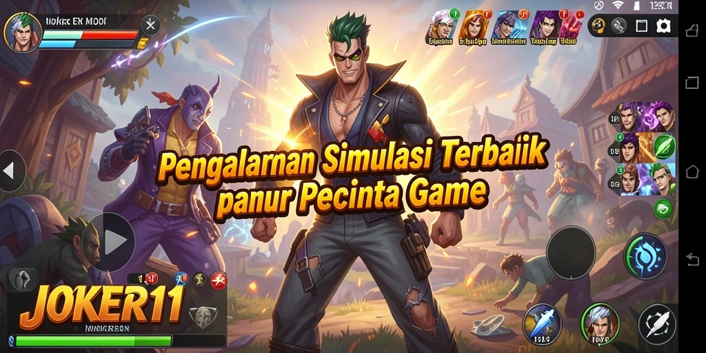 Screenshoot gameplay <strong>JOKER11</strong> yang menampilkan interaksi dan pengalaman simulasi virtual.