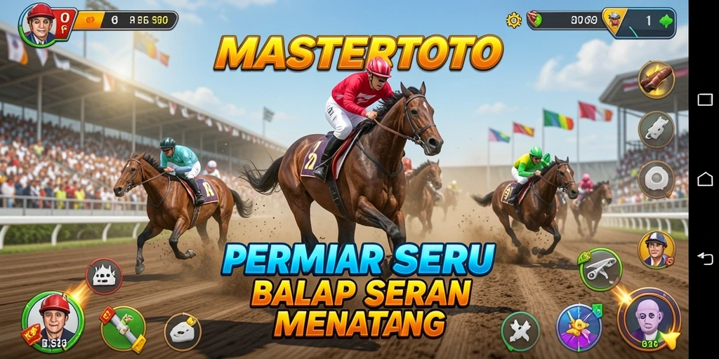 Gameplay seru MASTERTOTO dengan grafik memukau dan aksi balap.