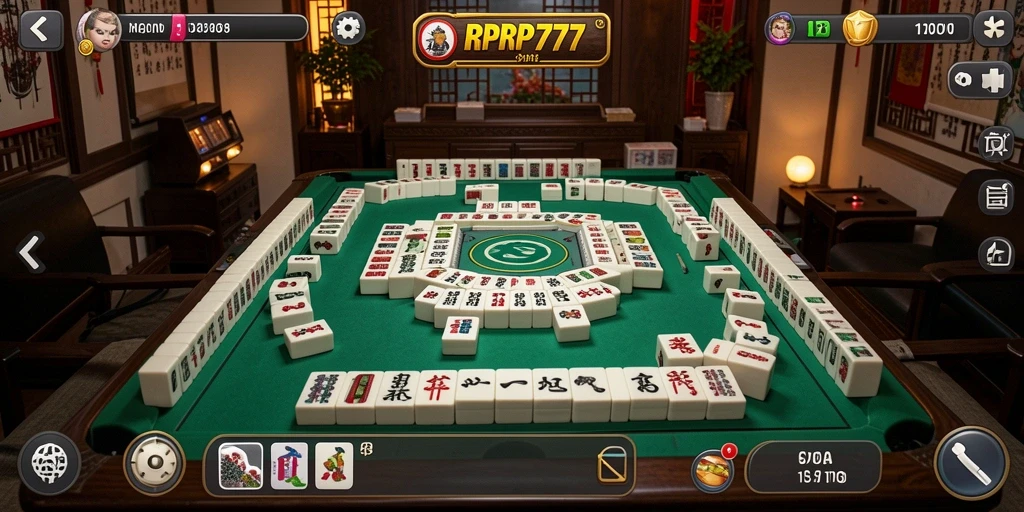 Tampilan menarik saat bermain Mahjong di RPRP777.