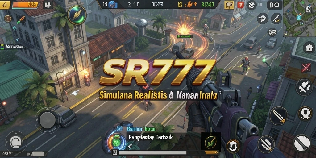 Tampilan gameplay SR777 dengan grafik simulasi yang memukau.