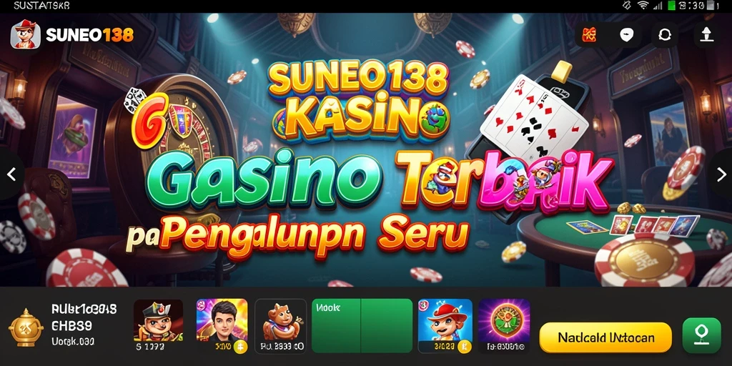 Screenshot gameplay Kasino SUNEO138 menampilkan suasana yang mendebarkan.