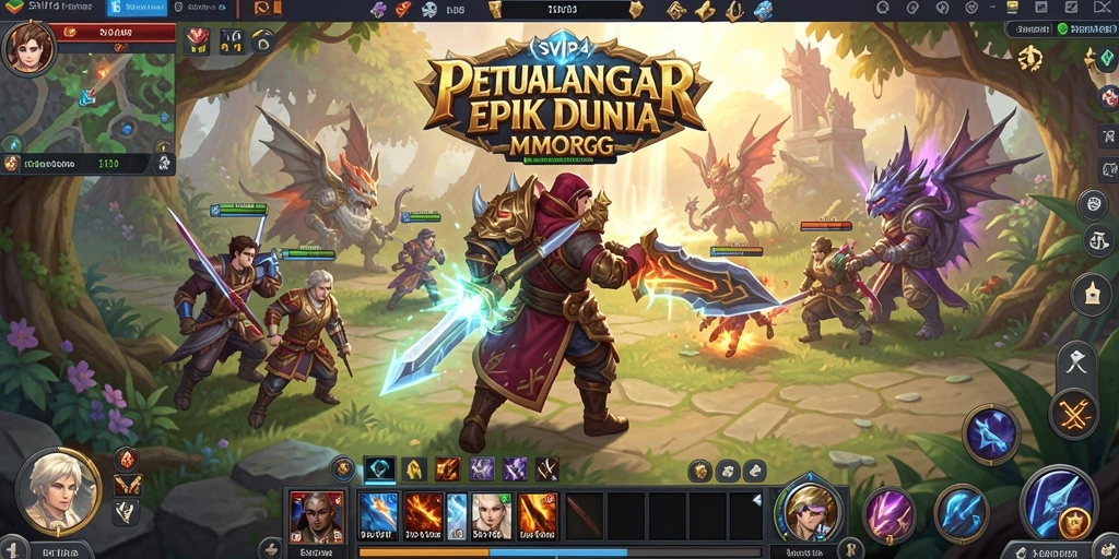 Tampilan menarik dari gameplay dan petualangan seru dalam SVIP4.