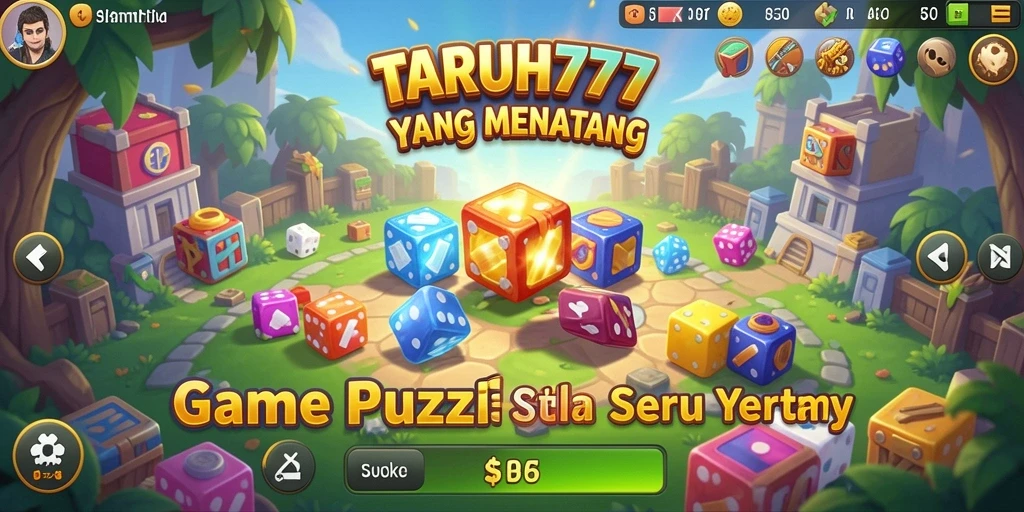 Screenshot TARUH777 menampilkan pemain memecahkan teka-teki yang menantang.