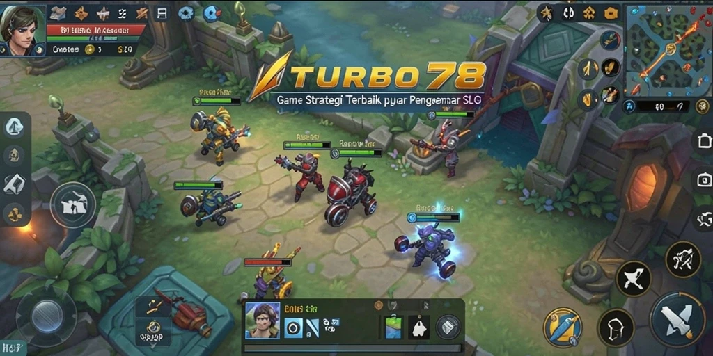 Tampilan gameplay menarik TURBO78 dalam aksi strategi.