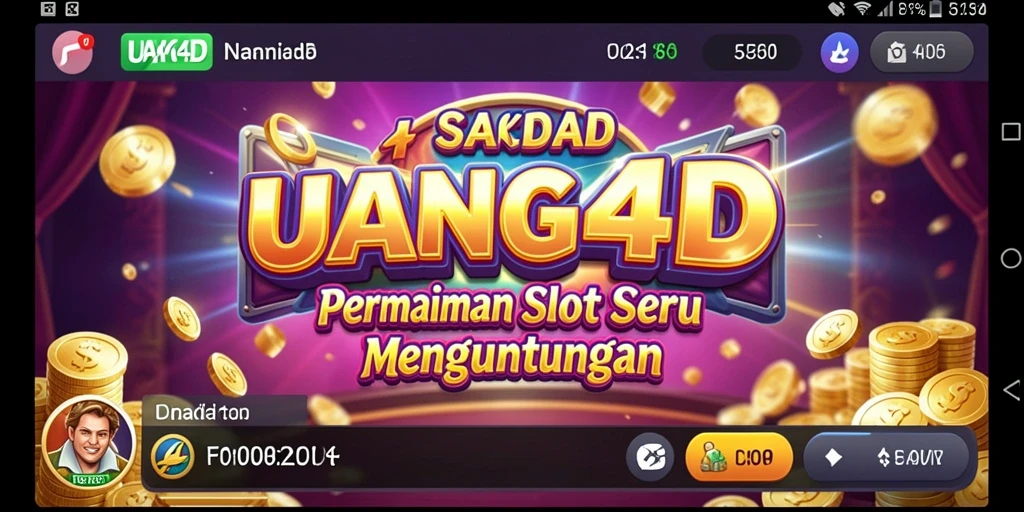 Tampilan gameplay UANG4D yang menarik dan interaktif dalam slot.