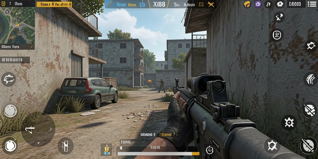 Tampilan gameplay X88 yang mendebarkan dan penuh aksi.